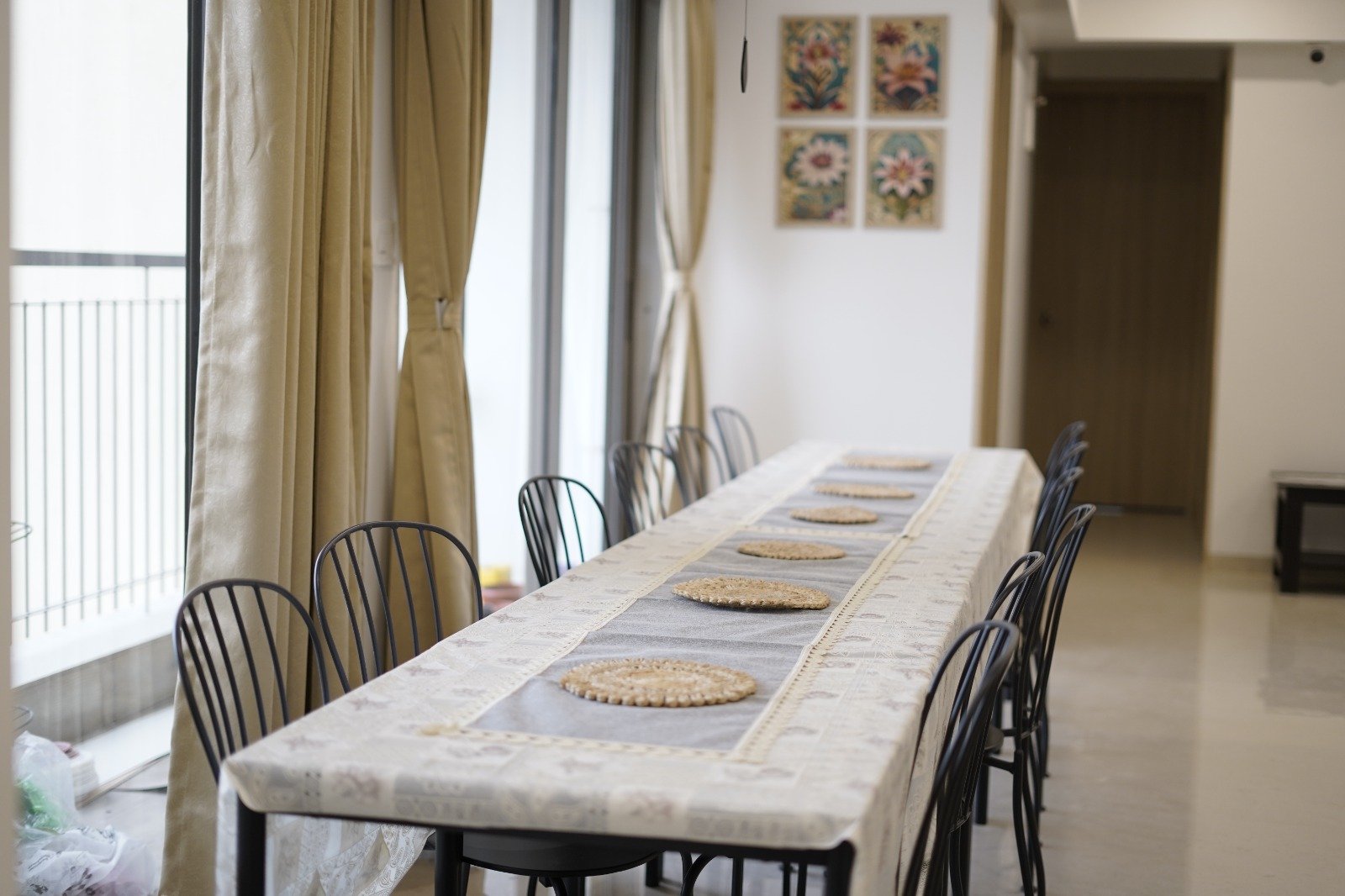 Shared dining table at SVP Corporates