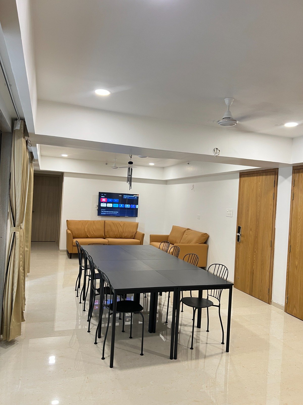 Shared living and dining space at SVP Corporates